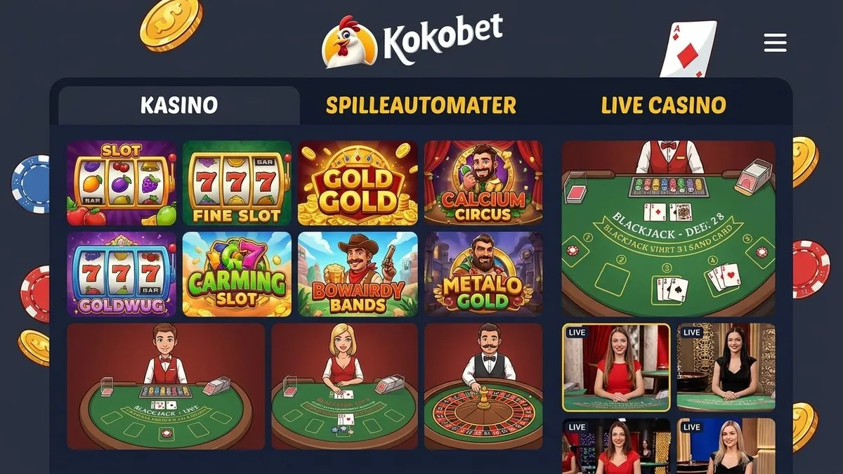 Kasinospill hos Kokobet